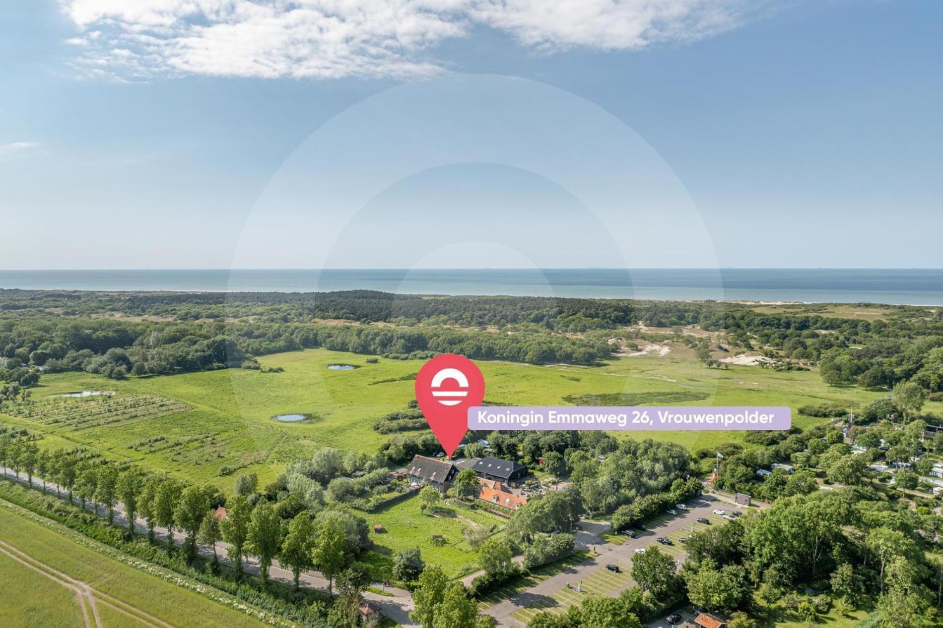 Vakantiewoning - Kon. Emmaweg 26 | Vrouwenpolder 'Uitspanning Oranjezon' Dış mekan fotoğraf