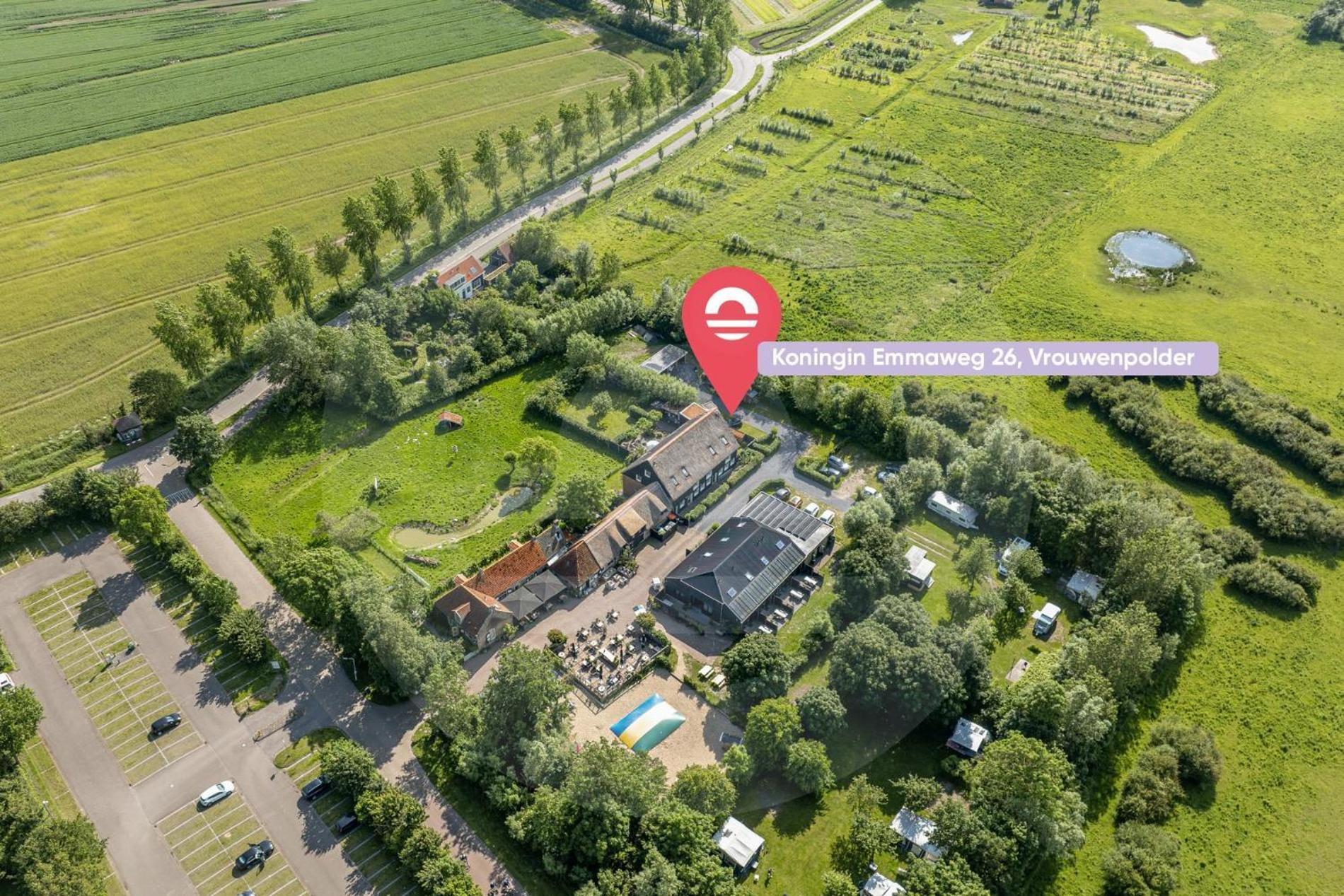 Vakantiewoning - Kon. Emmaweg 26 | Vrouwenpolder 'Uitspanning Oranjezon' Dış mekan fotoğraf