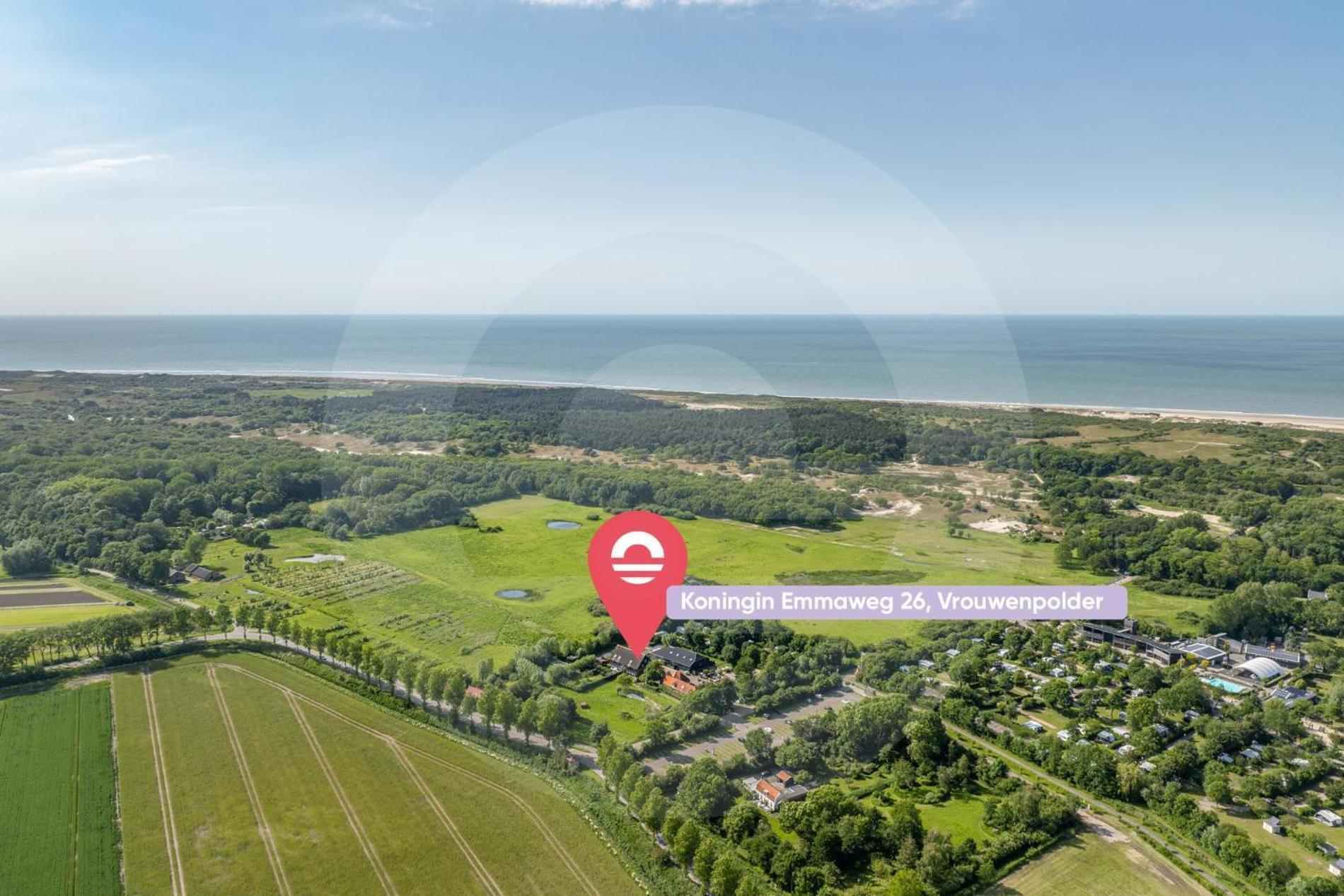 Vakantiewoning - Kon. Emmaweg 26 | Vrouwenpolder 'Uitspanning Oranjezon' Dış mekan fotoğraf